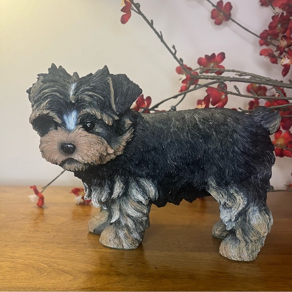 Danbury Mint Biscuit Yorkshire Terrier Collectible Figurine - Picture 2 of 8